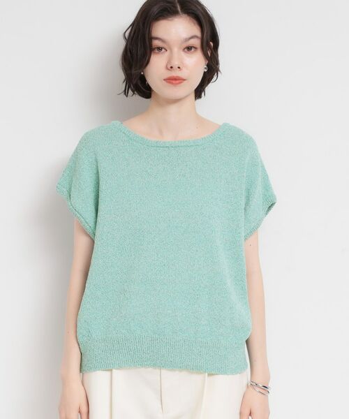 THE SHOP TK / ザ ショップ ティーケー ニット・セーター | ペーパーヤーン風ニット | 詳細13