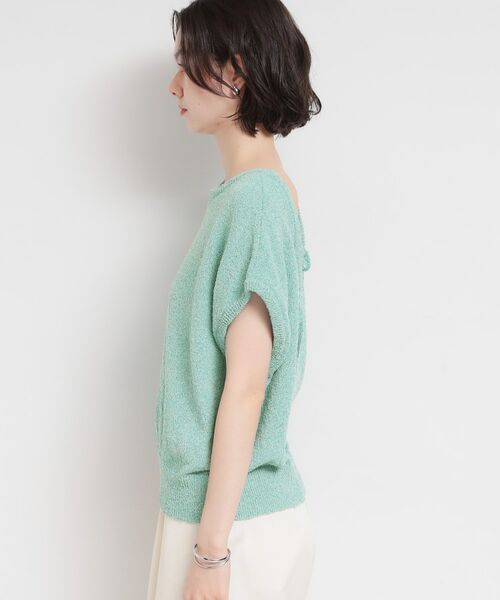 THE SHOP TK / ザ ショップ ティーケー ニット・セーター | ペーパーヤーン風ニット | 詳細14