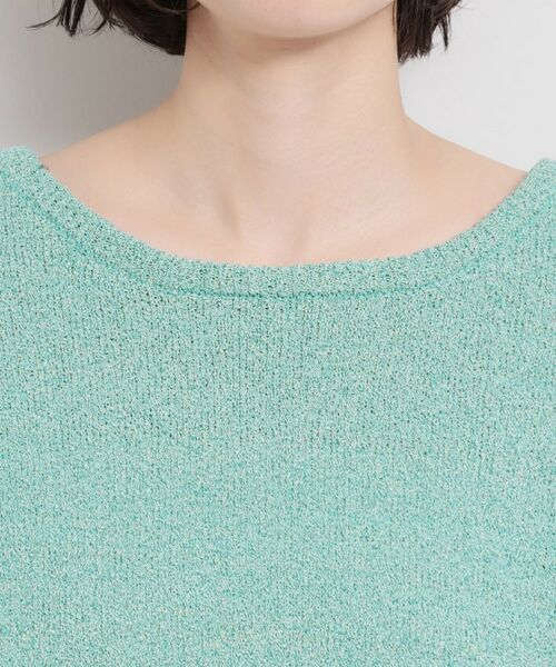 THE SHOP TK / ザ ショップ ティーケー ニット・セーター | ペーパーヤーン風ニット | 詳細16