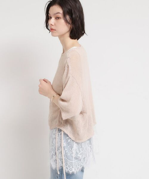 THE SHOP TK / ザ ショップ ティーケー ニット・セーター | ドロストメッシュニット | 詳細10