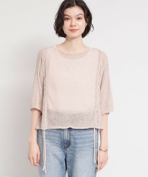 THE SHOP TK / ザ ショップ ティーケー ニット・セーター | ドロストメッシュニット | 詳細13