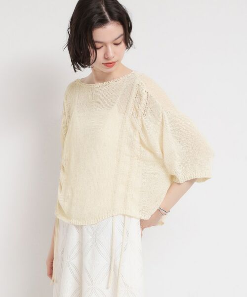 THE SHOP TK / ザ ショップ ティーケー ニット・セーター | ドロストメッシュニット | 詳細5