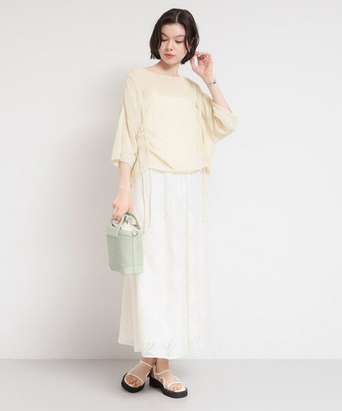 THE SHOP TK / ザ ショップ ティーケー ニット・セーター | ドロストメッシュニット | 詳細7