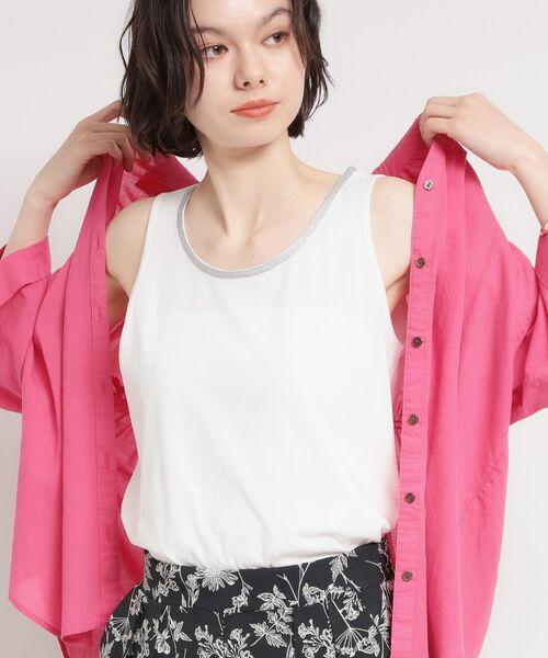 THE SHOP TK / ザ ショップ ティーケー キャミソール・チューブトップ | 【多機能】アビガイルタンクトップ（オフホワイト(003)）