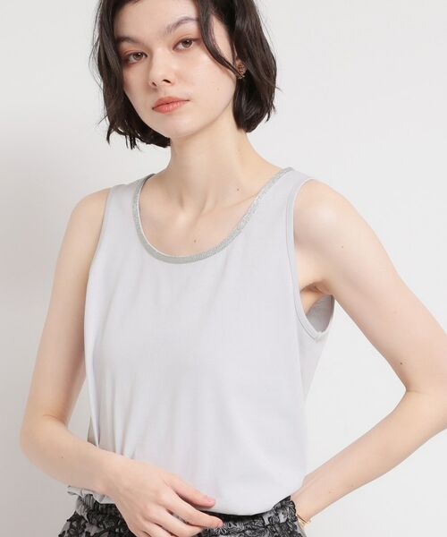 THE SHOP TK / ザ ショップ ティーケー キャミソール・チューブトップ | 【多機能】アビガイルタンクトップ（ライトグレー(011)）