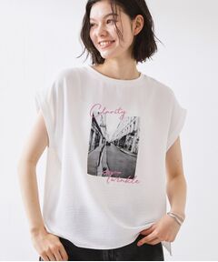 THE SHOP TK / ザ ショップ ティーケー Tシャツ | ポーラ布帛Tシャツ