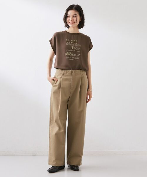 THE SHOP TK / ザ ショップ ティーケー Tシャツ | ポーラ布帛Tシャツ | 詳細11