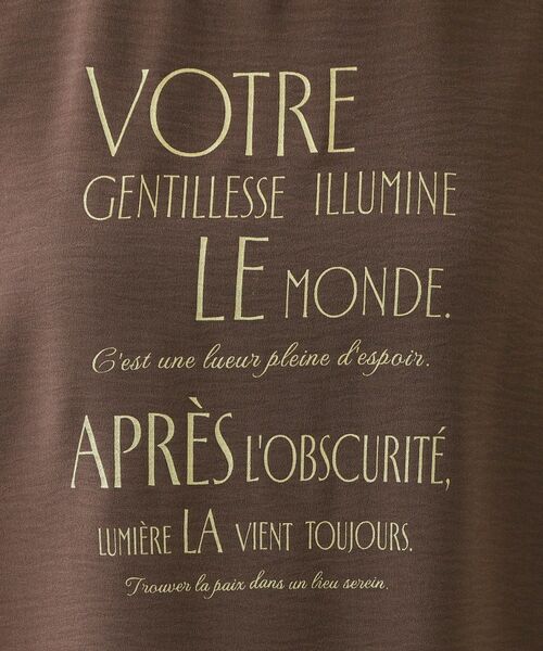 THE SHOP TK / ザ ショップ ティーケー Tシャツ | ポーラ布帛Tシャツ | 詳細12