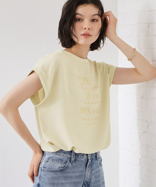 THE SHOP TK / ザ ショップ ティーケー Tシャツ | ポーラ布帛Tシャツ | 詳細13