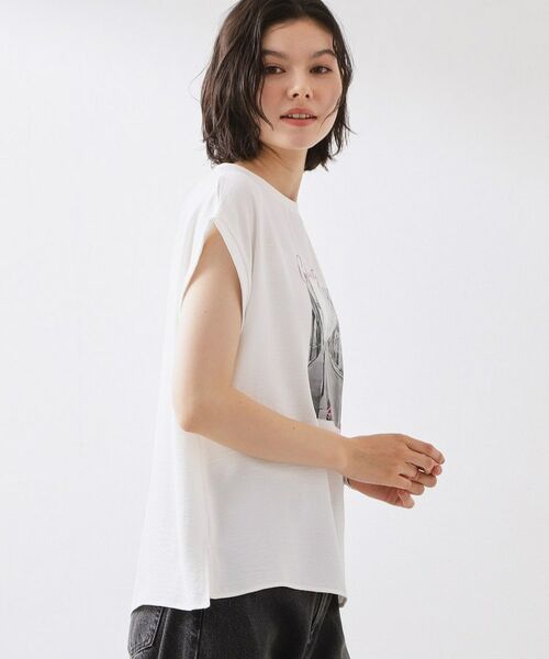 THE SHOP TK / ザ ショップ ティーケー Tシャツ | ポーラ布帛Tシャツ | 詳細2