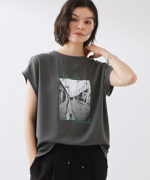 THE SHOP TK / ザ ショップ ティーケー Tシャツ | ポーラ布帛Tシャツ | 詳細5