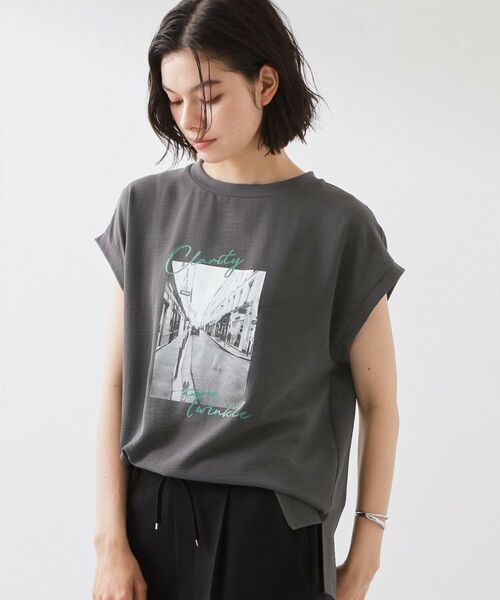 THE SHOP TK / ザ ショップ ティーケー Tシャツ | ポーラ布帛Tシャツ | 詳細6