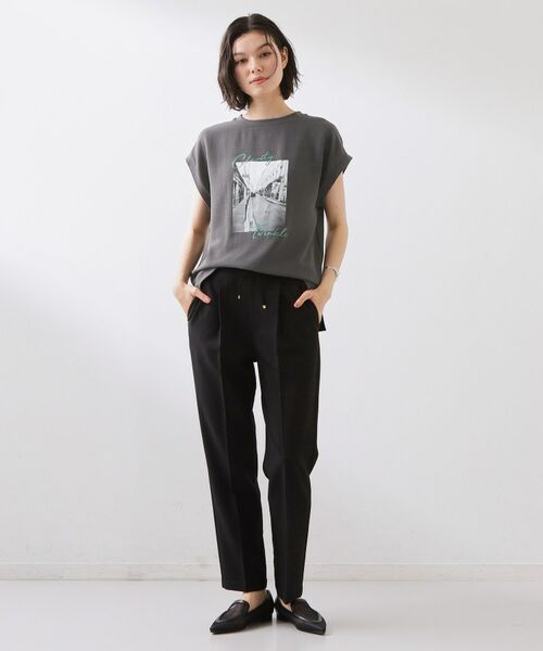 THE SHOP TK / ザ ショップ ティーケー Tシャツ | ポーラ布帛Tシャツ | 詳細7