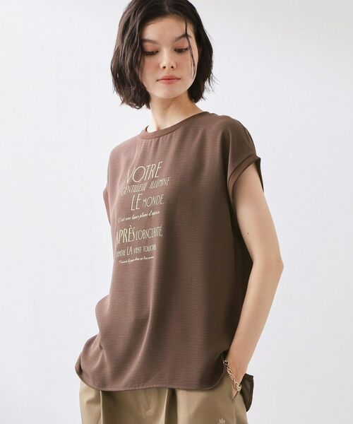 THE SHOP TK / ザ ショップ ティーケー Tシャツ | ポーラ布帛Tシャツ | 詳細9