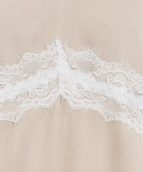 THE SHOP TK / ザ ショップ ティーケー キャミソール・チューブトップ | アシンメトリーサテンレースキャミ | 詳細11