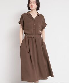 THE SHOP TK / ザ ショップ ティーケー ロング・マキシ丈ワンピース | 【多機能】Wポケットスキッパーワンピース