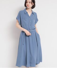 THE SHOP TK / ザ ショップ ティーケー ロング・マキシ丈ワンピース | 【多機能】Wポケットスキッパーワンピース