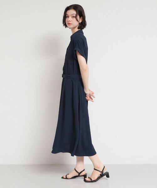 THE SHOP TK / ザ ショップ ティーケー ロング・マキシ丈ワンピース | 【多機能】Wポケットスキッパーワンピース | 詳細10