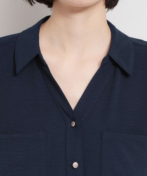 THE SHOP TK / ザ ショップ ティーケー ロング・マキシ丈ワンピース | 【多機能】Wポケットスキッパーワンピース | 詳細16