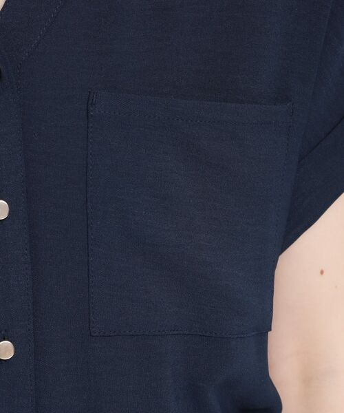 THE SHOP TK / ザ ショップ ティーケー ロング・マキシ丈ワンピース | 【多機能】Wポケットスキッパーワンピース | 詳細17