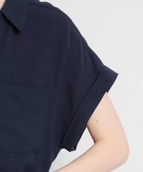 THE SHOP TK / ザ ショップ ティーケー ロング・マキシ丈ワンピース | 【多機能】Wポケットスキッパーワンピース | 詳細18