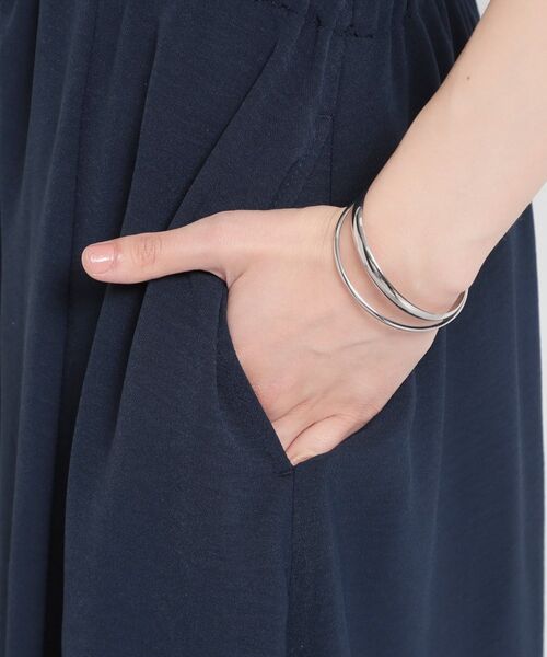 THE SHOP TK / ザ ショップ ティーケー ロング・マキシ丈ワンピース | 【多機能】Wポケットスキッパーワンピース | 詳細21