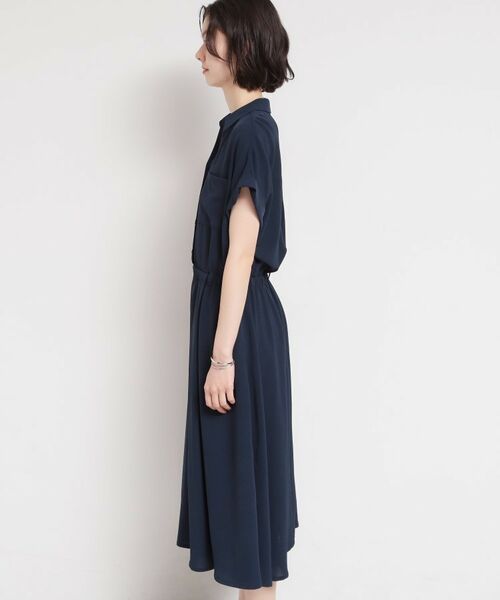 THE SHOP TK / ザ ショップ ティーケー ロング・マキシ丈ワンピース | 【多機能】Wポケットスキッパーワンピース | 詳細25