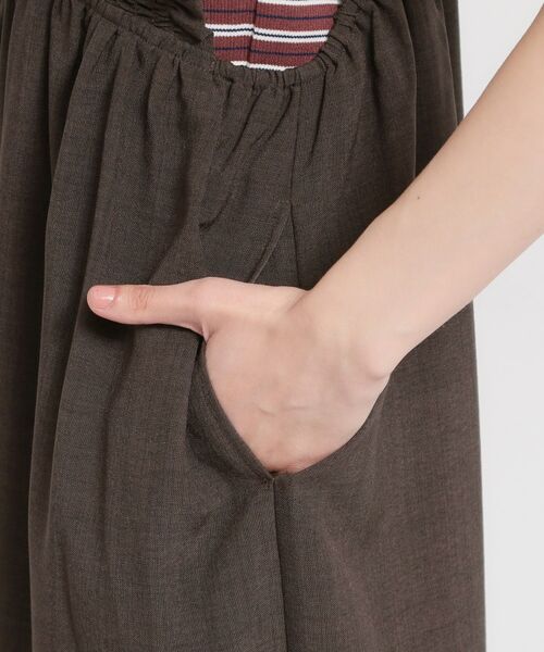 THE SHOP TK / ザ ショップ ティーケー サロペット・オールインワン | シャーリングサロペット | 詳細15