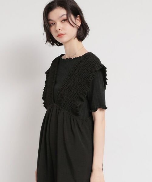 THE SHOP TK / ザ ショップ ティーケー サロペット・オールインワン | シャーリングサロペット | 詳細2