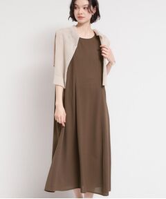 THE SHOP TK / ザ ショップ ティーケー ロング・マキシ丈ワンピース | 【多機能】ノースリーブフレアワンピース