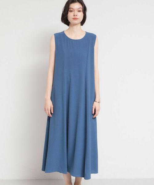 THE SHOP TK / ザ ショップ ティーケー ロング・マキシ丈ワンピース | 【多機能】ノースリーブフレアワンピース | 詳細13