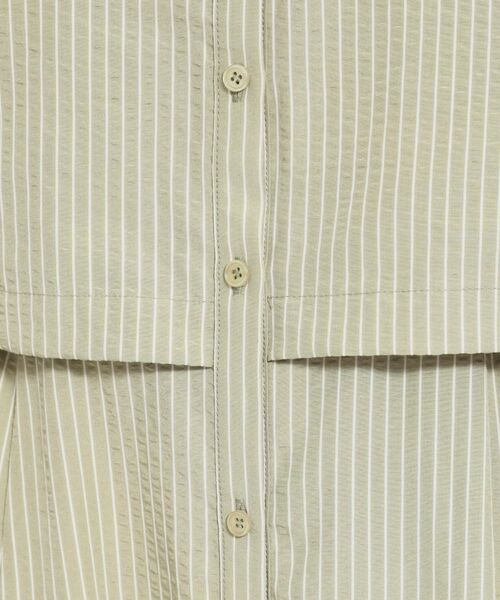 THE SHOP TK / ザ ショップ ティーケー ロング・マキシ丈ワンピース | サッカードッキング風ワンピース | 詳細4