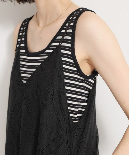 THE SHOP TK / ザ ショップ ティーケー ロング・マキシ丈ワンピース | レースキャミワンピース | 詳細9