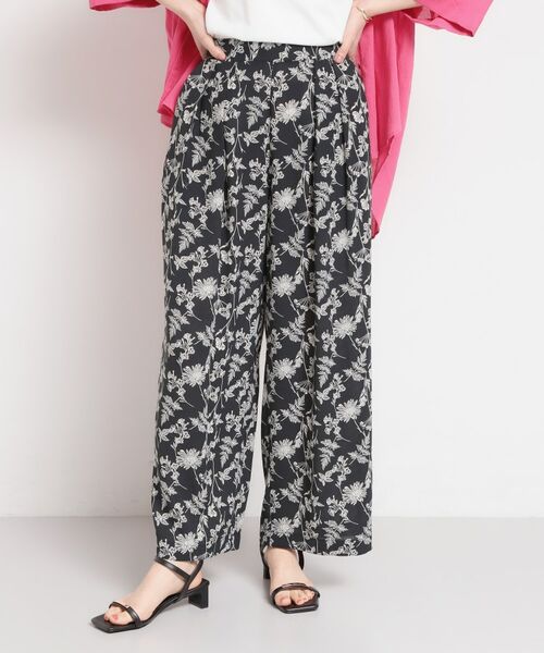 THE SHOP TK / ザ ショップ ティーケー パンツ | 【多機能】プリントイージーパンツ | 詳細1