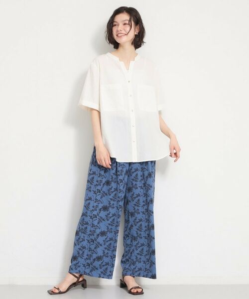 THE SHOP TK / ザ ショップ ティーケー パンツ | 【多機能】プリントイージーパンツ | 詳細10