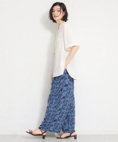 THE SHOP TK / ザ ショップ ティーケー パンツ | 【多機能】プリントイージーパンツ | 詳細11