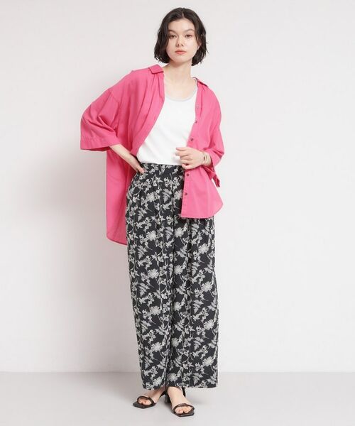 THE SHOP TK / ザ ショップ ティーケー パンツ | 【多機能】プリントイージーパンツ | 詳細3