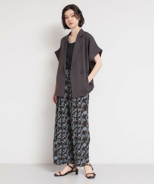 THE SHOP TK / ザ ショップ ティーケー パンツ | 【多機能】プリントイージーパンツ | 詳細7