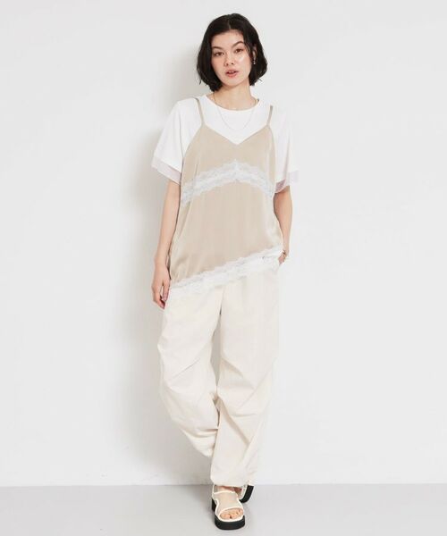 THE SHOP TK / ザ ショップ ティーケー パンツ | 裾ドロスワークパンツ | 詳細3