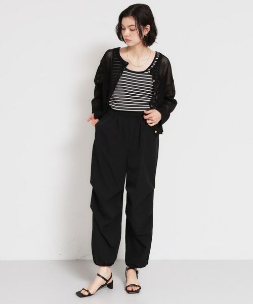 THE SHOP TK / ザ ショップ ティーケー パンツ | 裾ドロスワークパンツ | 詳細9
