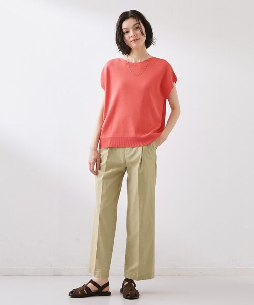 THE SHOP TK / ザ ショップ ティーケー パンツ | 【着丈選べる】ハイパーストレッチ ワイドパンツ | 詳細11