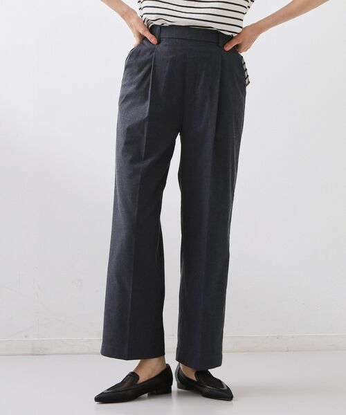 THE SHOP TK / ザ ショップ ティーケー パンツ | 【着丈選べる】ハイパーストレッチ ワイドパンツ | 詳細13