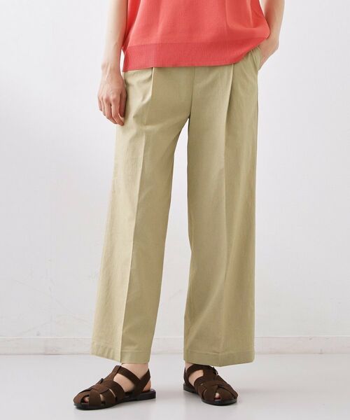 THE SHOP TK / ザ ショップ ティーケー パンツ | 【着丈選べる】ハイパーストレッチ ワイドパンツ | 詳細9