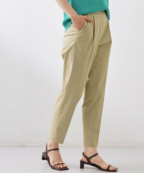 THE SHOP TK / ザ ショップ ティーケー パンツ | 【着丈選べる】ハイパーストレッチ テーパードパンツ | 詳細10