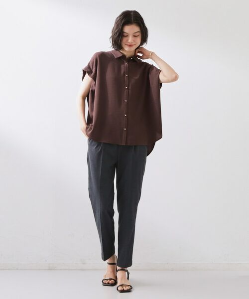 THE SHOP TK / ザ ショップ ティーケー パンツ | 【着丈選べる】ハイパーストレッチ テーパードパンツ | 詳細15