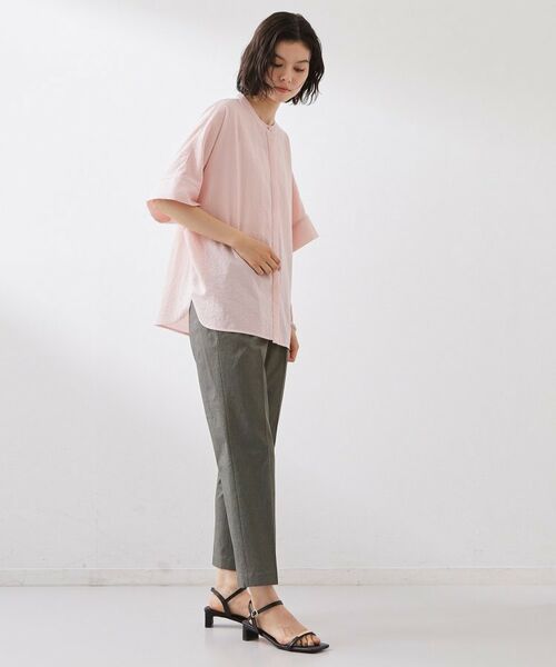 THE SHOP TK / ザ ショップ ティーケー パンツ | 【着丈選べる】ハイパーストレッチ テーパードパンツ | 詳細3