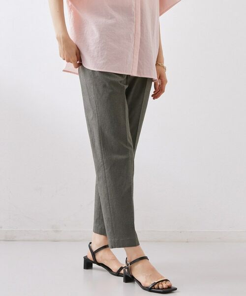 THE SHOP TK / ザ ショップ ティーケー パンツ | 【着丈選べる】ハイパーストレッチ テーパードパンツ（チャコールグレー(014)）