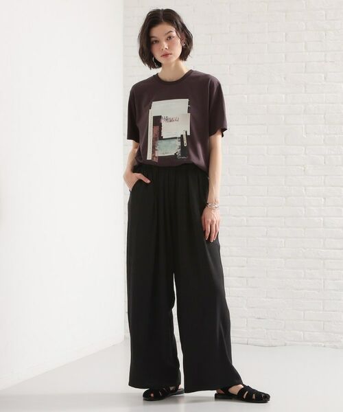 THE SHOP TK / ザ ショップ ティーケー パンツ | リネンライクワイドパンツ | 詳細2