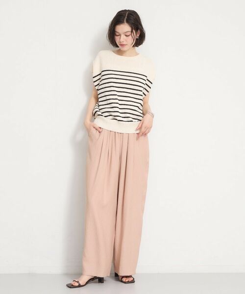 THE SHOP TK / ザ ショップ ティーケー パンツ | リネンライクワイドパンツ | 詳細6