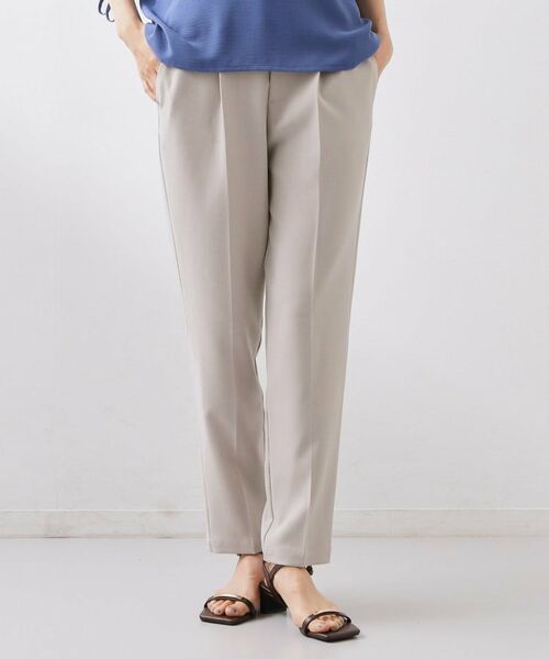 THE SHOP TK / ザ ショップ ティーケー パンツ | 麻調イージーテーパードパンツ | 詳細5